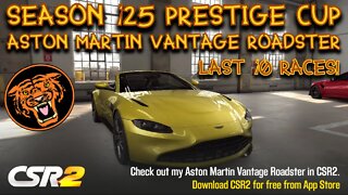 Aston Martin Vantage Roadster - Last 10 races season 125 Prestige Cup