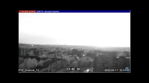 Sloviansk with a huge blast