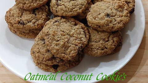 Oatmeal Coconut Cookies