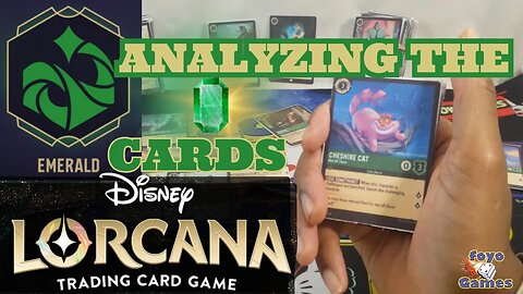 Disney Lorcana Analyzing Emerald Green Cards