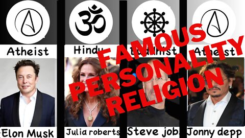 Famous people religion from other countries comparison videos