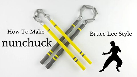 How To Make Nunchaku (Bruce Lee) - DIY Paper Crafts