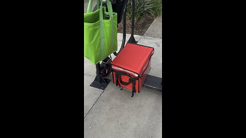 Electric Scooter Deliver Setup for Doordash and Ubereats 2024