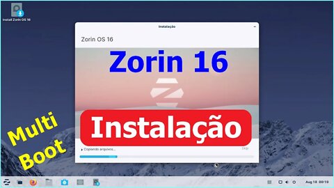 Zorin 16 Core instalação Multiboot Windows e outras distribuições Linux. Acompanhe todos os passos