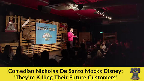 Comedian Nicholas De Santo Mocks Disney: 'They're Killing Their Future Customers'