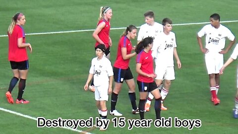 Pro Women’s Football Team Lose To Teenage Boys