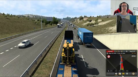 EURO TRUCK SIMULATOR 2 IBÉRIA DLC#24 CHEGADA A MADRID COM A RETROESCAVADORA