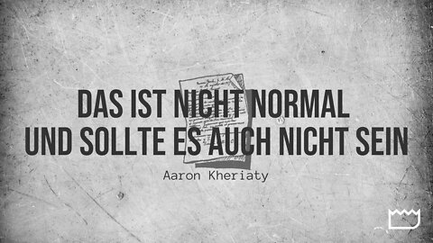 Das ist nicht normal und sollte es auch nicht sein | von Aaron Kheriaty