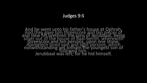 Judges Chapter 9