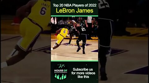 LeBron James dives among the top NBA Player in 2022 | Top NBA Players #Shorts