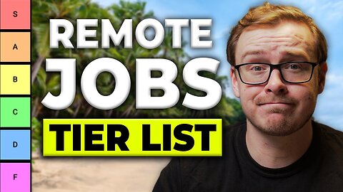 Work From Home Job Tier List