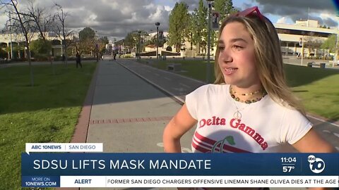 SDSU drops mask mandate in most cases