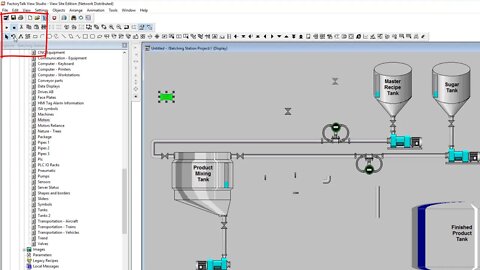 FactoryTalk View Studio Site Edition | Tank Level Indicators & Piping Design | Batching PLC Day-9