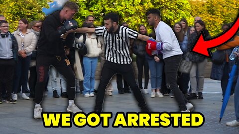 Boxing In College Lectures Prank (ARRESTED)