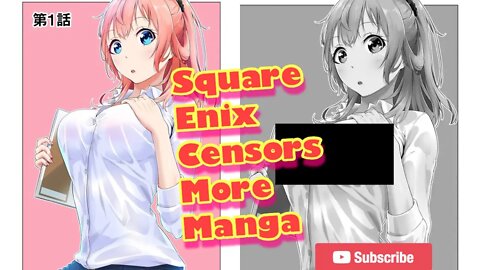 Square Enix HEAVILY Censors Their Manga! #squareenix #manga #censorship