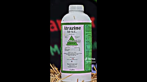 HERBICIDE ATRAZINE☢️CHANGES HORMONES🧬CAUSES CANCER☠️⚠️👣🐚🚯💫