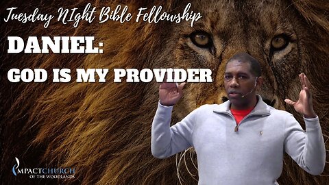 Daniel: God Is My Provider pt.3 | Roche Coleman, Ph.D.