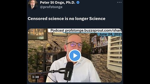 Captioned - Censored science is no longer Science