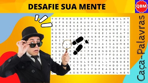 👀ENCONTRE todas as PALAVRAS escondidas nestes 15 Enigmas para DESAFIAR seus OLHOS