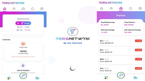 Torq Network | New Crypto Mining App | How To Signup ,Login And Start Mining Torq Tokens