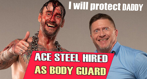 CM PUNK hires ACE STEEL ! AEW wrestling FIGHTS with PUNK ! ( sports betting )