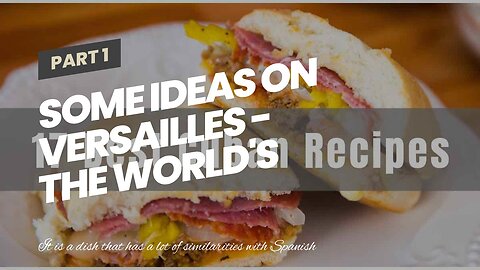 Some Ideas on Versailles - The World's Most Famous Cuban Restaurant You Should Know