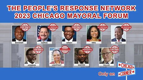 People's Response Network Chicago Mayoral Forum Closed Captioned