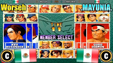 The King of Fighters '96 (Worseh Vs. .MAYUNIA.) [Mexico Vs. Mexico]