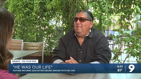 "I love you son," Father grieves son killed by drunk driver