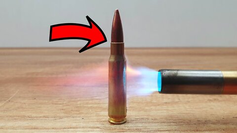 EXPERIMENT Bullet vs Gas torch