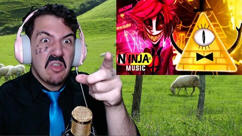 PASTOR REACT O Nosso Trato | Alastor e Bill Cipher | Ninja Feat. Papyrus da Batata