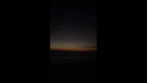 Stormy Night Beach Walk Before Hurricane Ian