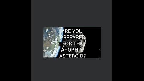 Are You Prepared For The Apophis Asteroid