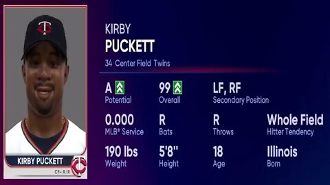 How To Create Kirby Puckett MLB 22