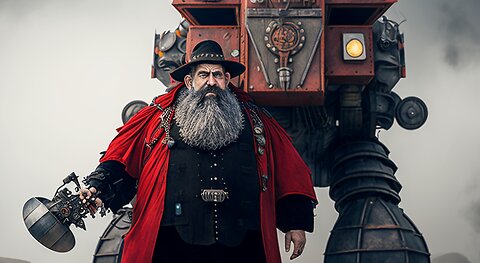 STEAMPUNK DWARVES - DWARVEN RIDES / AI generated