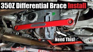 Nissan 350Z / Infiniti G35 Bell Raceworks Differential Brace INSTALL | AnthonyJ350