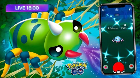 🕕 SPINARAK SHINY E DITTO SHINY! DOBRO DE XP POR EVOLUÇÃO! Hora do Holofote! Pokémon GO!