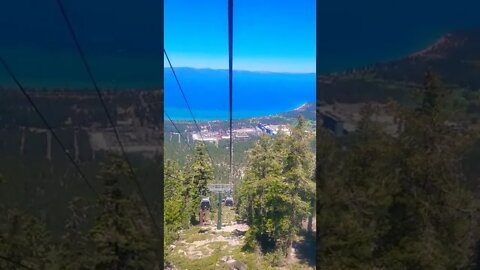 Stunning Gondola Ride in Lake Tahoe #shorts