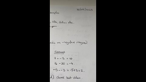 GCSE MATHEMATICS - INTEGERS III. MULTIPLICATION AND EXAMPLES.