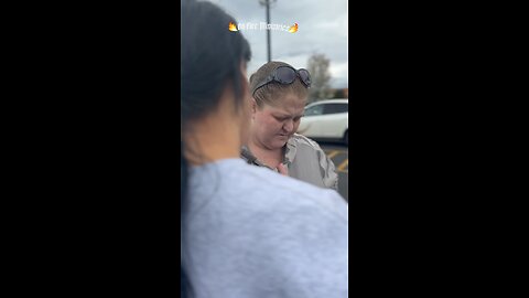 Homeless woman asks same Pastor Woman for money and gets hit by the Holy Spirit 🫨