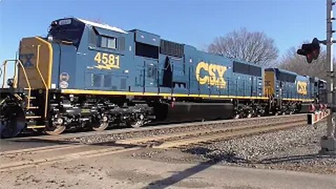 CSX C778 Loaded Coal Train from Sterling, Ohio December 8, 2023