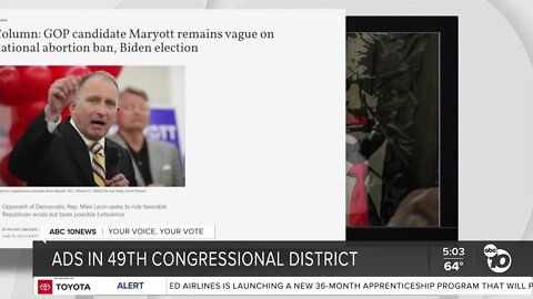 Political ads in 49th Congressional District