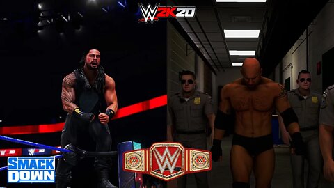 WWE 2K20: Roman Reigns Vs Goldberg - Universal Title Match | SmackDown | PC - Full HD @ 1080p