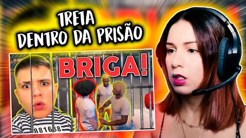 TRETA DENTRO DA PRISÃO no GTA RP Paulinho o LOKO | Parte 2 - REACT