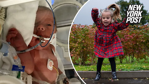 My little girl had spinal surgery while still in the womb - now she can walk and run