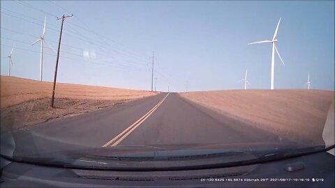 Ride Along with Q #216 - Biglow Wind farm to Rufus, OR 08/17/21 - DashCam by Q Madp