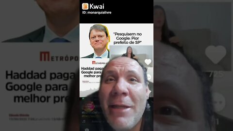 Olha que absurdo : Haddad paga google para aparecer como melhor prefeito de são Paulo