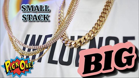 DOWNGRADING TO ALL SMALL CHAINS? WHY I CAN'T WEAR BIG CHAINS!