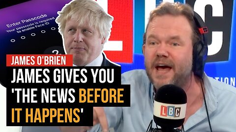 James O'Brien perfectly predicts Boris Johnson's excuse to not hand over Whatsapp messages | LBC