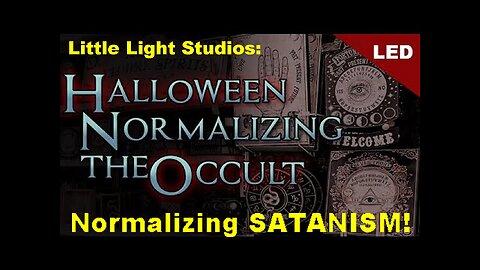 The Pedophile Psychopaths are Normalizing The Satanic Occult Halloween for Children!